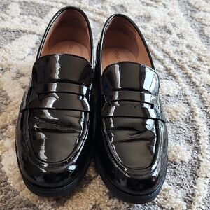 Cole Haan Glossy Black Patent Loafers